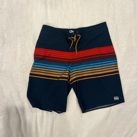 Billabong Multicolor Striped Board Shorts - Picture 1 of 3